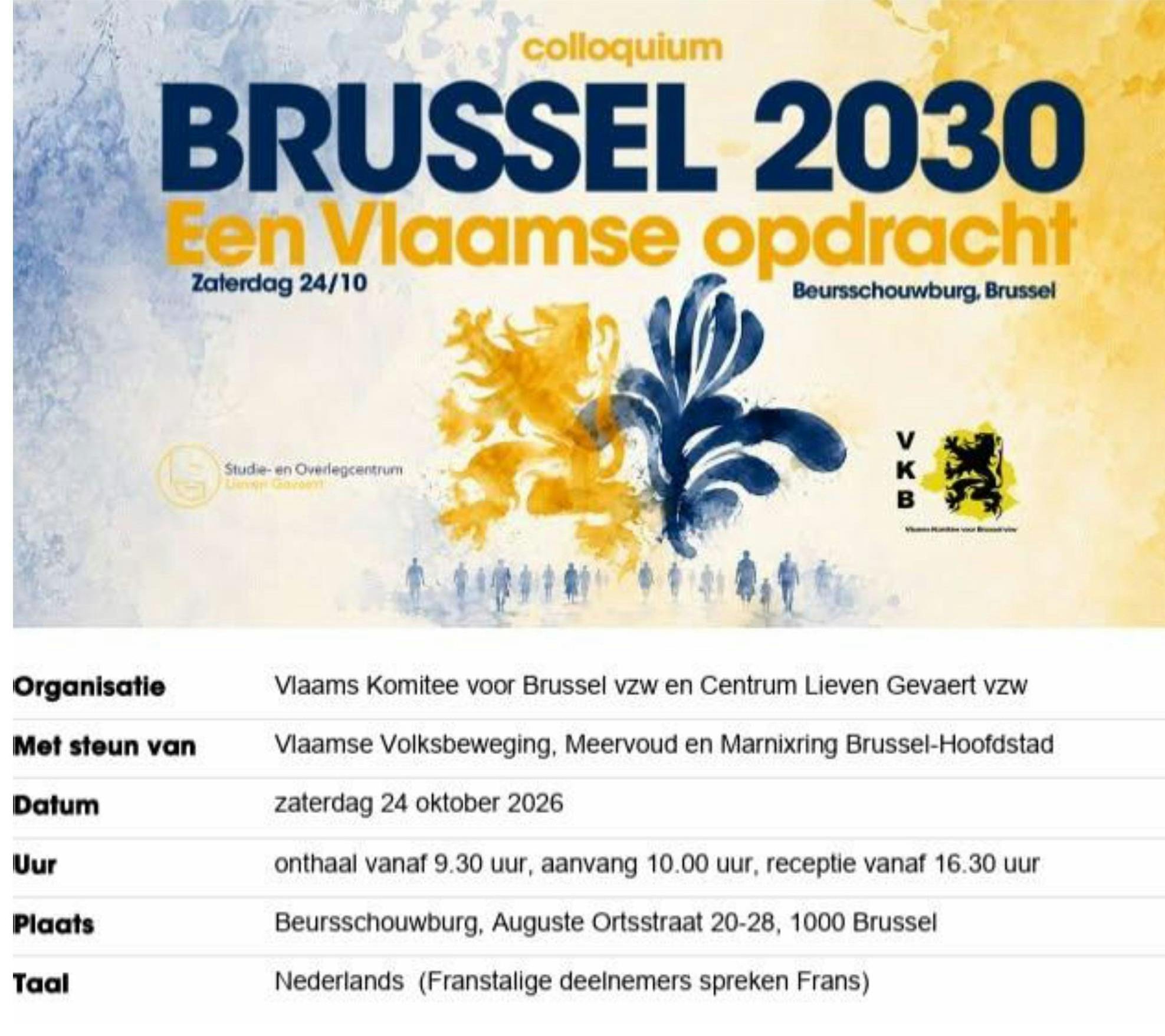 Colloquium Brussel 2030 - Een Vlaamse opdracht