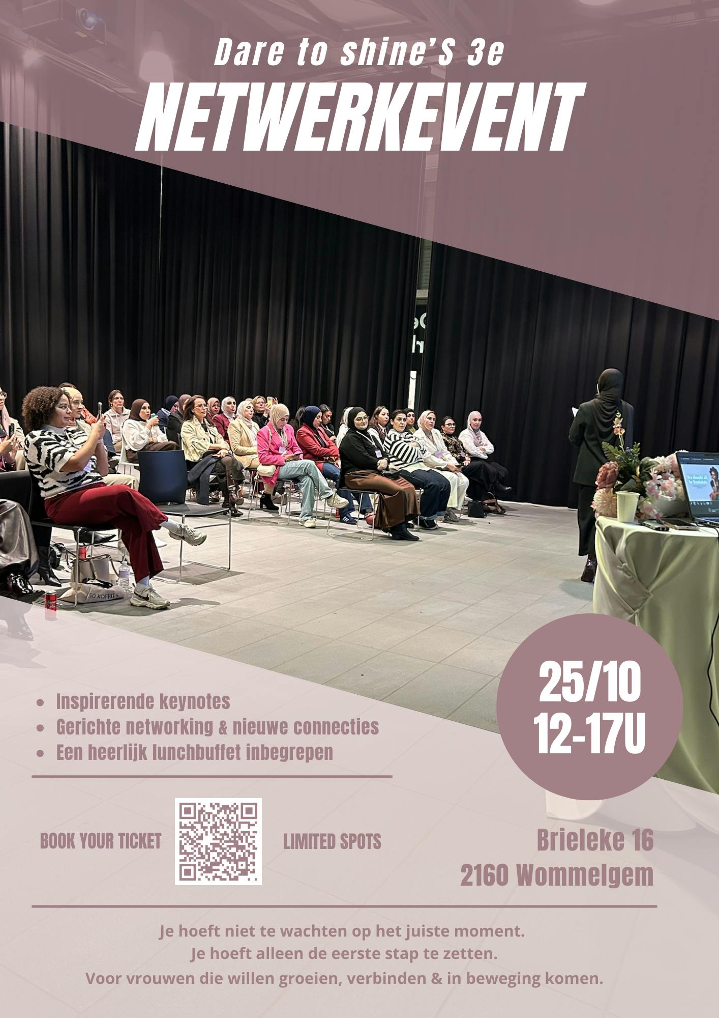 Ladies only netwerkevent - Dare to Shine - 3e editie
