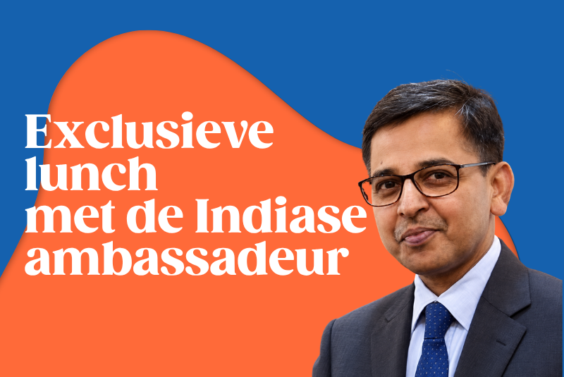 Exclusieve lunch met de Indiase ambassadeur