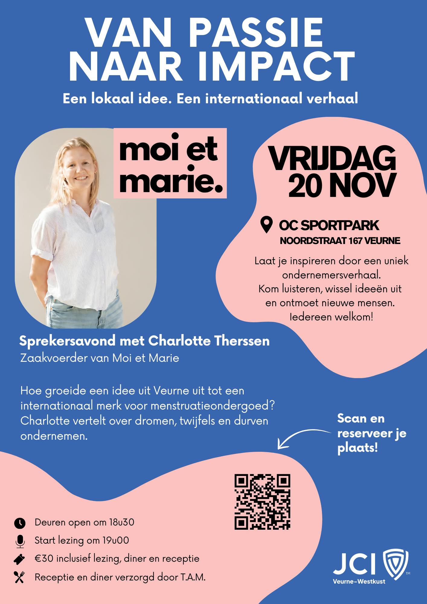 Sprekersavond Moi et Marie