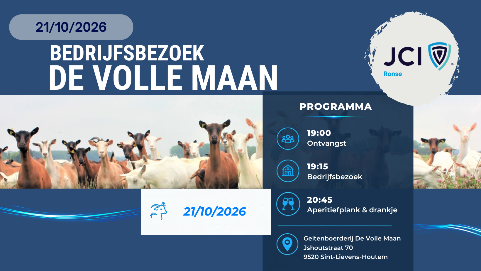 Bedrijfsbezoek Geitenboerderij De Volle Maan